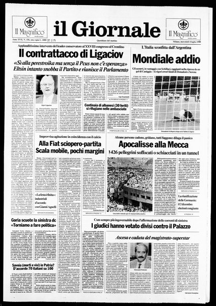 Il giornale : quotidiano del mattino